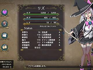 A witch of eclips lizu in hot sex scene from hentai rpg 02