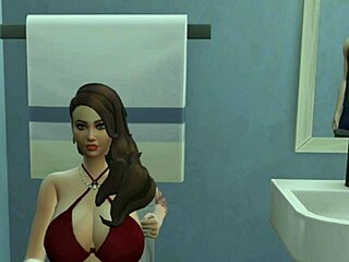 stepmom's wild antics in animated hentai style