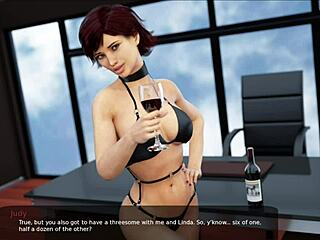 Hentai game with hot MILFs and big cocks