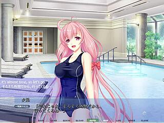 Yunagi Feels Intense Pounding In The Pool