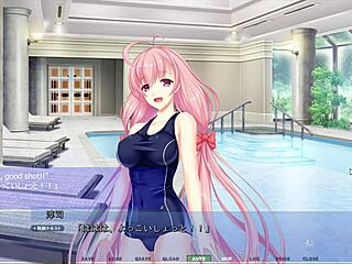 Yunagi Feels Intense Pounding In The Pool