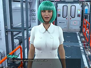 Hot indian milf in curvy outfit gets naked in stranded in space 4 game