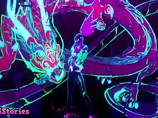 shy teen 18+ sucks cock first time in game... oops!