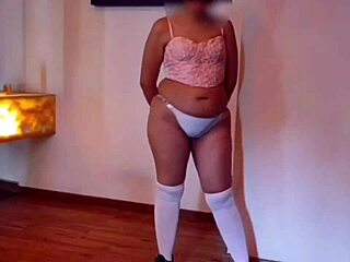 Beautiful BBW seduces young and innocent girl in a hotel room (Part 1)