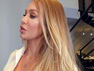 bombshell nicole aniston rides stepson’s big cock in style