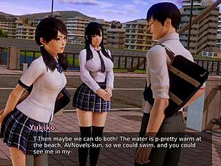 What adventures await in Academy 165 hentai game?