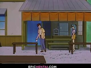 mahoko loses virginity in hentai with big tits and wet pussy