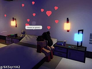 I, the demon, fuck my hot fan passionately on roblox