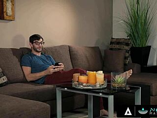 Nuru Masseuse Screams as Huge Dick Takes Over