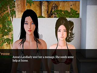 Adult visual novel with family role play