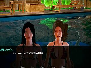 Adult visual novel with family role play