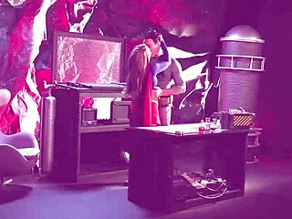 Beautiful women in costumes, sexy legs and hot lesbian scenes