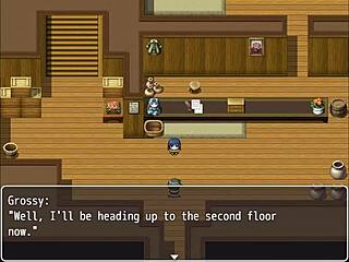 My friends tease the pervert grabbing their big tits while I work