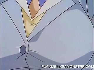 Shy wet pussy anime teen babe gets hardcore fucking and great cum shot