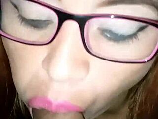 Stepmother Sucks Stepson's Cock At Home