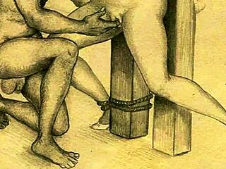 Discover Vintage Erotic Drawings Of Steamy Encounters And Taboo Desires!