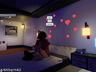 I, the demon, fuck my hot fan passionately on roblox