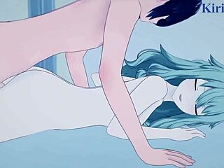 Kusanagi Nene and Akiyama Mizuki in Wild Hentai Creampie Scene