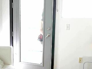 Aria's First Huge Cock Blowjob And Cum Swallow