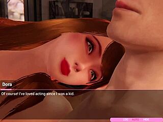 in this anime game, a loving challenge turns into hentai action