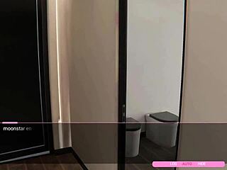 in this anime game, a loving challenge turns into hentai action