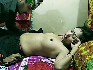 Hot Indian bhabhi gets nailed by husband and brother