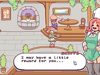 This futanari hentai game has her serving shemale cum as special sauce in the restaurant. So fun!