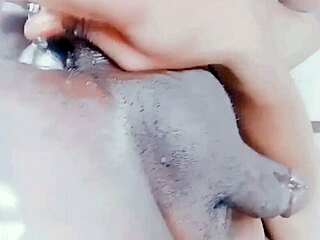 Solo big cock masturbation with anal toys and piss play