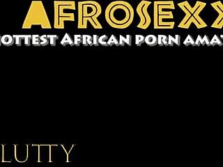 Ebony Girl Gives Sloppy Blowjob with Amazing Lips.