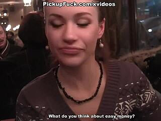 Two Girlfriends Suck Cock Outdoors