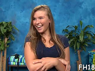 I watched that hot 18+ girl get fucked hard during nuru massage.