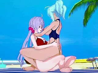 Cagliostro Intense Futanari Sex Scene