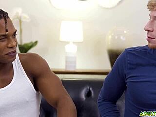 Straight athletes Jesse and Adrian go all in for a workout