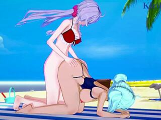 Cagliostro Intense Futanari Sex Scene