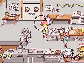 This futanari hentai game has her serving shemale cum as special sauce in the restaurant. So fun!
