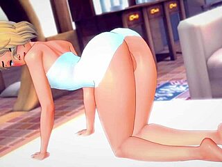 Gwen Stacy, the sexy teen in a hot scene