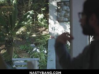 Innocent blonde teen Khloe Kingsley shows her sexual drive in POV deepthroat.