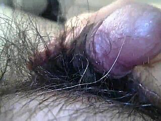 drippy from my wet cock after ripping clothes and masturbating close up