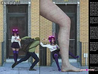 Big Apple small 18+ gesture in wild 3D cartoon sex episode 6