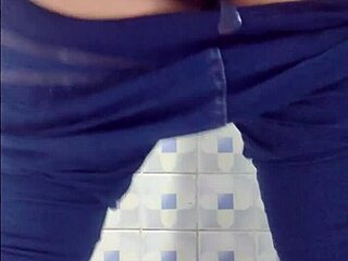 Hidden Cam! Mature Peruvian Milf Pees in Lima Hotel Bathroom!