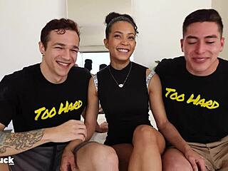 Qb1 Fucks The Straight Cheerleader And His Slutty Friend!