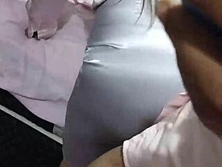 Satin silver skirt from Skirtshouse collection.