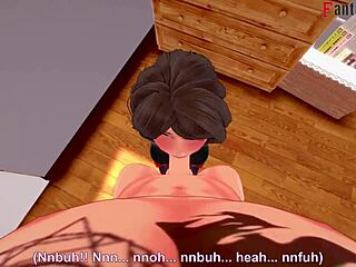 Aunt Cass POV Action in Big Hero Fantasy 3D Cartoon Full Scene