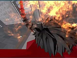 Demon Drills Hot Rich Femboy with Intense Creampie