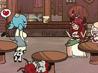 Perverts dash into wild furry hentai action