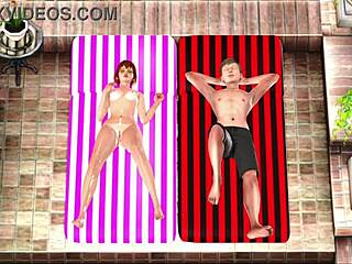 3D animated fucking with a curvy stepsister