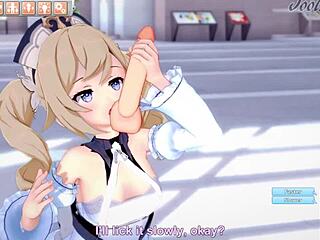 Barbara Genshin Impact Fucks In Shopping Center