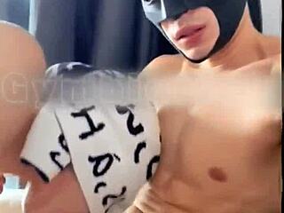 Asian twinks in hot doggy style anal sex scene