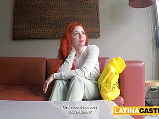 Redhead enjoys a messy facial in intense cowgirl sex