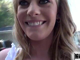Allie James in solo action in high definition video